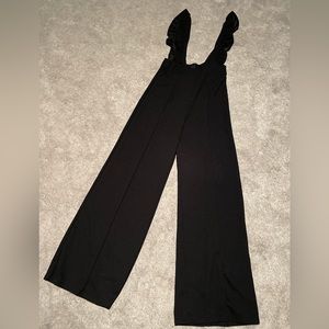Black Jumper Pant Suite- Flare Pants 🖤